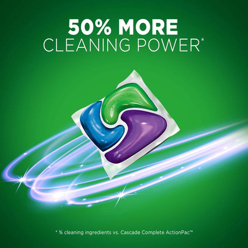 Cascade Platinum ActionPacs Dishwasher Detergent, Lemon Scent, 62 Ct EasyOptionXY LLC