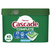 Cascade Complete Action Pacs, Dishwasher Detergent, Fresh, 43 Count EasyOptionXY LLC