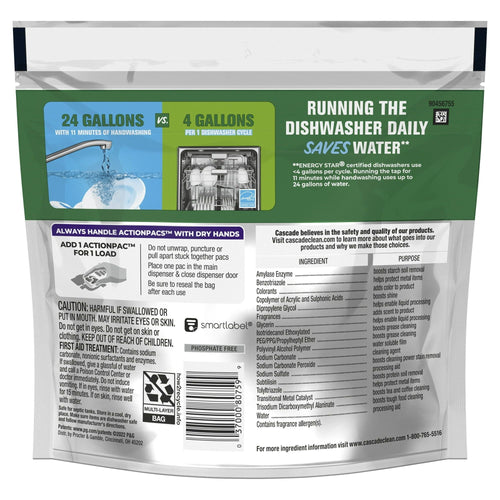 Cascade Platinum ActionPacs Dishwasher Detergent Pods, Lemon, 14 Ct EasyOptionXY LLC