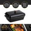 Thyme & Table 13" Stoneware Covered Baking Dish, Onyx EasyOptionXY LLC