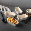 Thyme & Table 7" Ceramic Mini Loaf Dish for Bake & Serve 4-Piece Set, Dot EasyOptionXY LLC