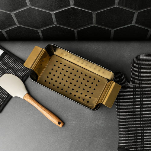 Thyme & Table Non-Stick Loaf Pan with Handled Stainless Steel Trivet for Serving EasyOptionXY LLC