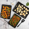 Thyme & Table Nonstick Sheet Pan 3-Piece Set, Black EasyOptionXY LLC