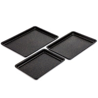 Thyme & Table Nonstick Sheet Pan 3-Piece Set, Black EasyOptionXY LLC