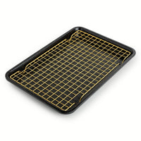 Thyme & Table Non-Stick Baking Sheet with Multi-Use Cooling Rack EasyOptionXY LLC