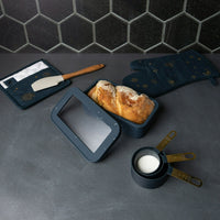 Thyme & Table 9" Silicone Multi-Use Baking Loaf Pan with Glass Lid EasyOptionXY LLC