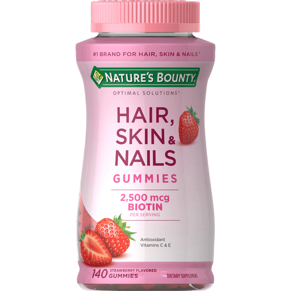 Nature's Bounty Hair Skin and Nails Vitamins With Biotin Gummies; 140 Count EasyOptionXY LLC
