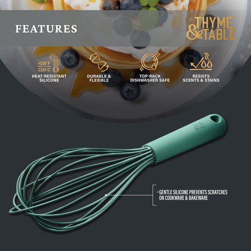 Thyme & Table Silicone Whisk, Sage EasyOptionXY LLC