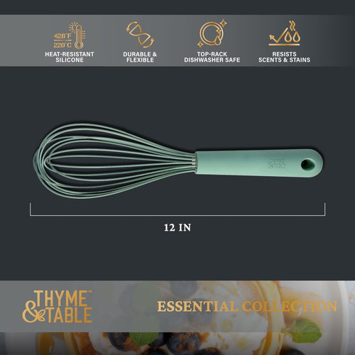 Thyme & Table Silicone Whisk, Sage EasyOptionXY LLC