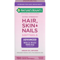 Nature's Bounty Optimal Solutions Advanced Hair; Skin and Nail Softgels; 150 Count EasyOptionXY LLC
