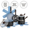 Thyme & Table Non-Stick 12 Piece Cookware Set, Robin Egg Blue EasyOptionXY LLC