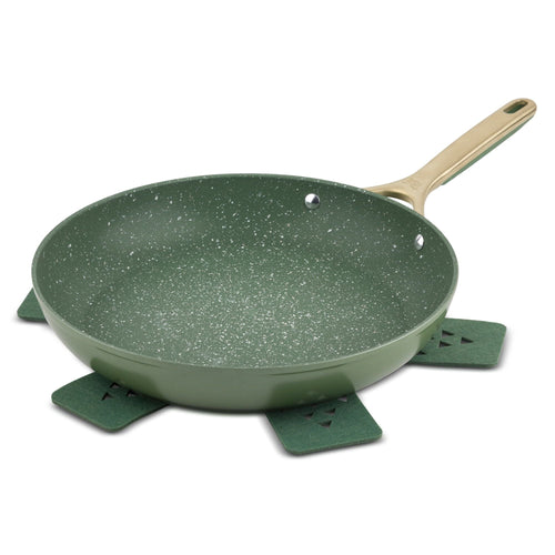 Thyme & Table Non-Stick 12" Supreme Fry Pan, Olive EasyOptionXY LLC