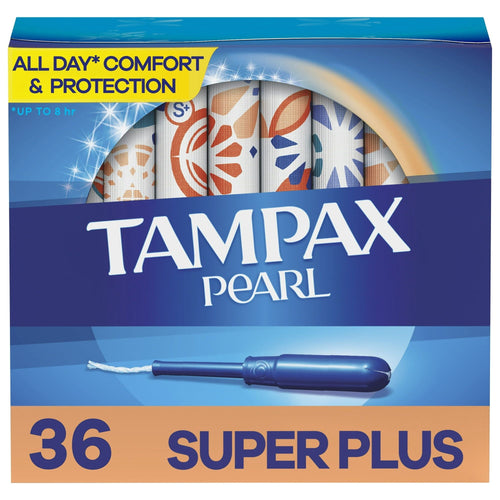 Tampax Pearl Tampons with LeakGuard Braid, Super Plus Absorbency, 36 Count EasyOptionXY LLC