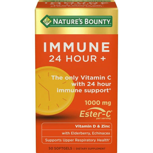 Nature's Bounty Immune 24 Vitamin C; D & Zinc for Immune Support; 1000 mg; 50 Count EasyOptionXY LLC