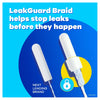 Tampax Pearl Tampons Duo Multipack with LeakGuard Braid, Regular/Super Absorbency, 34 Ct EasyOptionXY LLC