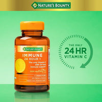 Nature's Bounty Immune 24 Vitamin C; D & Zinc for Immune Support; 1000 mg; 50 Count EasyOptionXY LLC