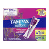 Tampax Radiant Tampons Duo Pack with LeakGuard Braid, Regular/Super Absorbency, 52 Ct EasyOptionXY LLC