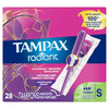 Tampax Radiant Tampons with LeakGuard Braid, Super Absorbency, 28 Count EasyOptionXY LLC