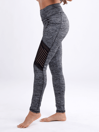 JupiterGear High-Waisted Pilates Leggings with Side Pockets & Mesh Panels Jupiter Gear
