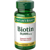 Nature's Bounty Biotin Supplement Rapid Release Softgels; 10000 mcg; 120 Count EasyOptionXY LLC