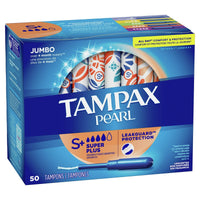 Tampax Pearl Tampons with LeakGuard Braid, Super Plus Absorbency, 100 Count EasyOptionXY LLC