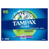 Tampax Pearl Advanced Grip Tampons Super, 96 Count EasyOptionXY LLC