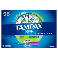 Tampax Pearl Advanced Grip Tampons Super, 96 Count EasyOptionXY LLC