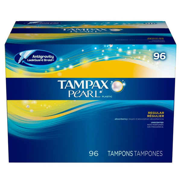 Tampax Pearl Unscented Tampons Regular (96 Count) EasyOptionXY LLC