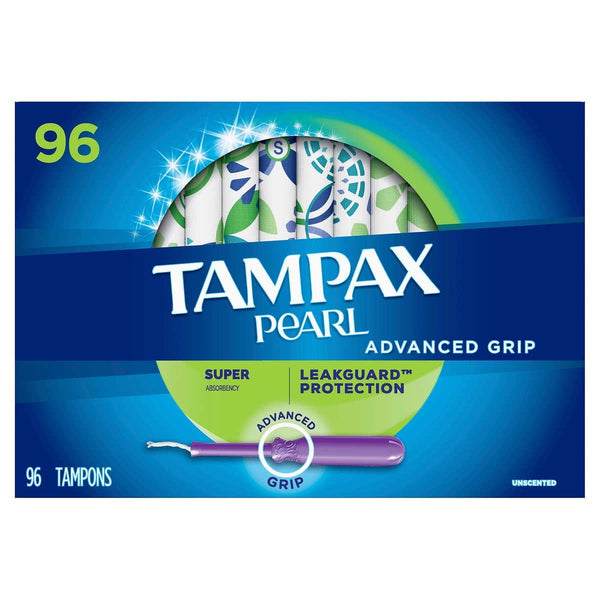 Tampax Pearl Advanced Grip Super Absorbency 96 Count EasyOptionXY LLC