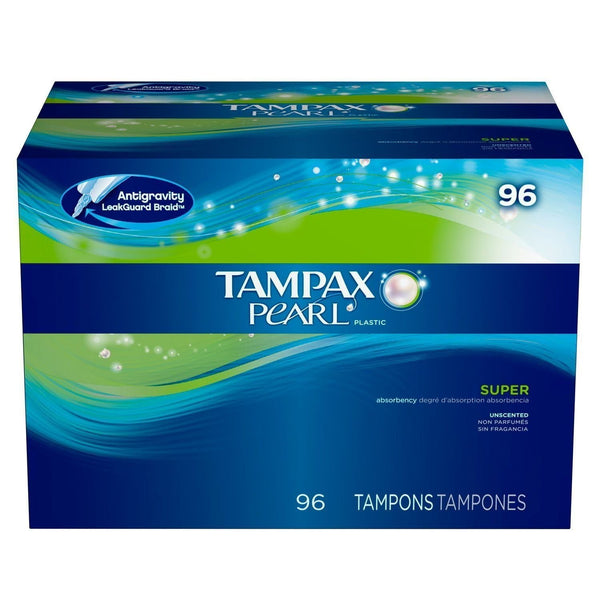 Tampax Pearl Unscented Super Absorbency Tampons, 96 Count EasyOptionXY LLC