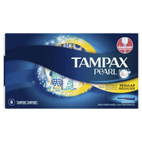 Tampax Pearl Regular Plastic Tampons, Unscented, 8 Count EasyOptionXY LLC