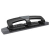 Swingline 12-Sheet Smarttouch Three-Hole Punch, 9/32" Holes, Black/Gray EasyOptionXY LLC