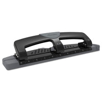 Swingline 12-Sheet Smarttouch Three-Hole Punch, 9/32" Holes, Black/Gray EasyOptionXY LLC
