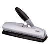 Swingline 20-Sheet Light-Touch Desktop Two-to-Seven-Hole Punch, 9/32" Holes, Metal, Silver/Black EasyOptionXY LLC