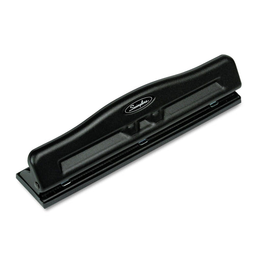 Swingline 11-Sheet Commercial Adjustable Three-Hole Punch, 9/32" Holes, Black EasyOptionXY LLC