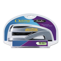 Swingline Optima Desk Stapler, Full Strip, 25-Sheet Capacity, Silver EasyOptionXY LLC