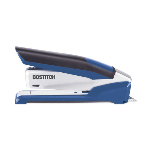 Bostitch InPower? Spring-Powered Premium Desktop Stapler, 28-Sheet Capacity, Blue/Silver EasyOptionXY LLC