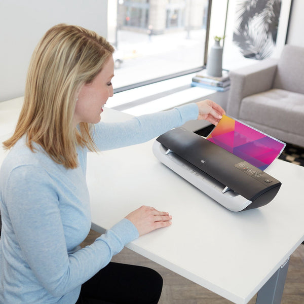 GBC Fusion 3000L 12" Laminator, 1 Min Warm-Up, 3-5 Mil, Includes 30 EZUse Laminating Pouches EasyOptionXY LLC