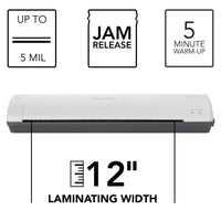 Swingline Inspire Plus Thermal Pouch Laminator, 12 1/2" Max Width, 5 Minute Warm-up, 3-5 Mil EasyOptionXY LLC
