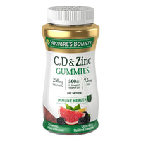 Nature's Bounty Vitamins & Zinc Immune Support Citrus Berry Gummies; 70 Count EasyOptionXY LLC
