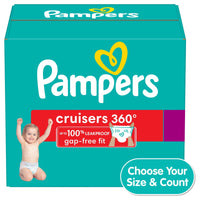 Pampers Cruisers 360 Fit Diapers, Active Comfort, Size 3, 132 Count EasyOptionXY LLC