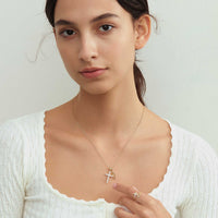 God Jesus Fish And Cross Ring vanimy