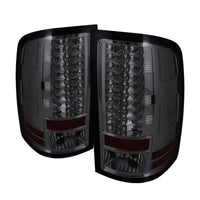 Spyder GMC Sierra 07-13 (Not fit 3500 Dually 4 Rear Wheels)LED Tail Lights Smoke ALT-YD-GS07-LED-SM OffRoadUSA.com