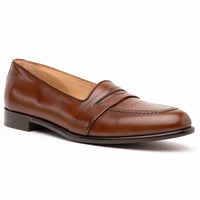 15-203-CHL SAVANNAH Calfskin Penny Loafer, Chili Zelli Italia