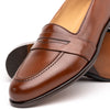 15-203-CHL SAVANNAH Calfskin Penny Loafer, Chili Zelli Italia