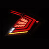 AlphaRex 16-21 Honda Civic Hatchback NOVA-Series Prismatic LED Tail Lights Clear Smoke OffRoadUSA.com