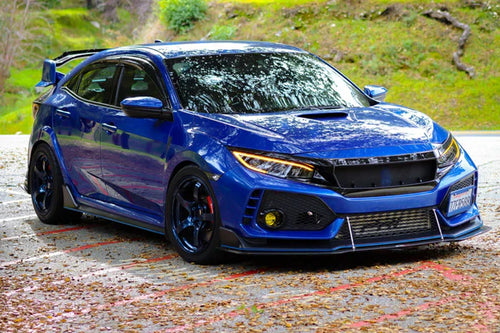 AlphaRex 16-21 Honda Civic NOVA-Series LED Projector Headlights Alpha-Black OffRoadUSA.com