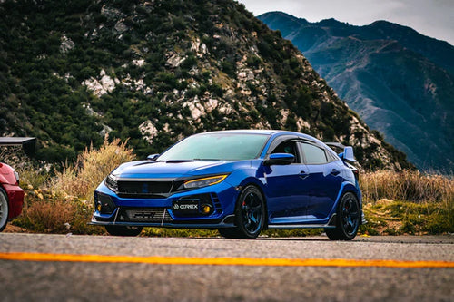 AlphaRex 16-21 Honda Civic NOVA-Series LED Projector Headlights Alpha-Black OffRoadUSA.com