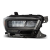 AlphaRex 16-23 Toyota Tacoma LUXX-Series LED Crystal Headlights Alpha-Black OffRoadUSA.com
