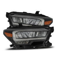 AlphaRex 16-23 Toyota Tacoma LUXX-Series LED Crystal Headlights Black OffRoadUSA.com